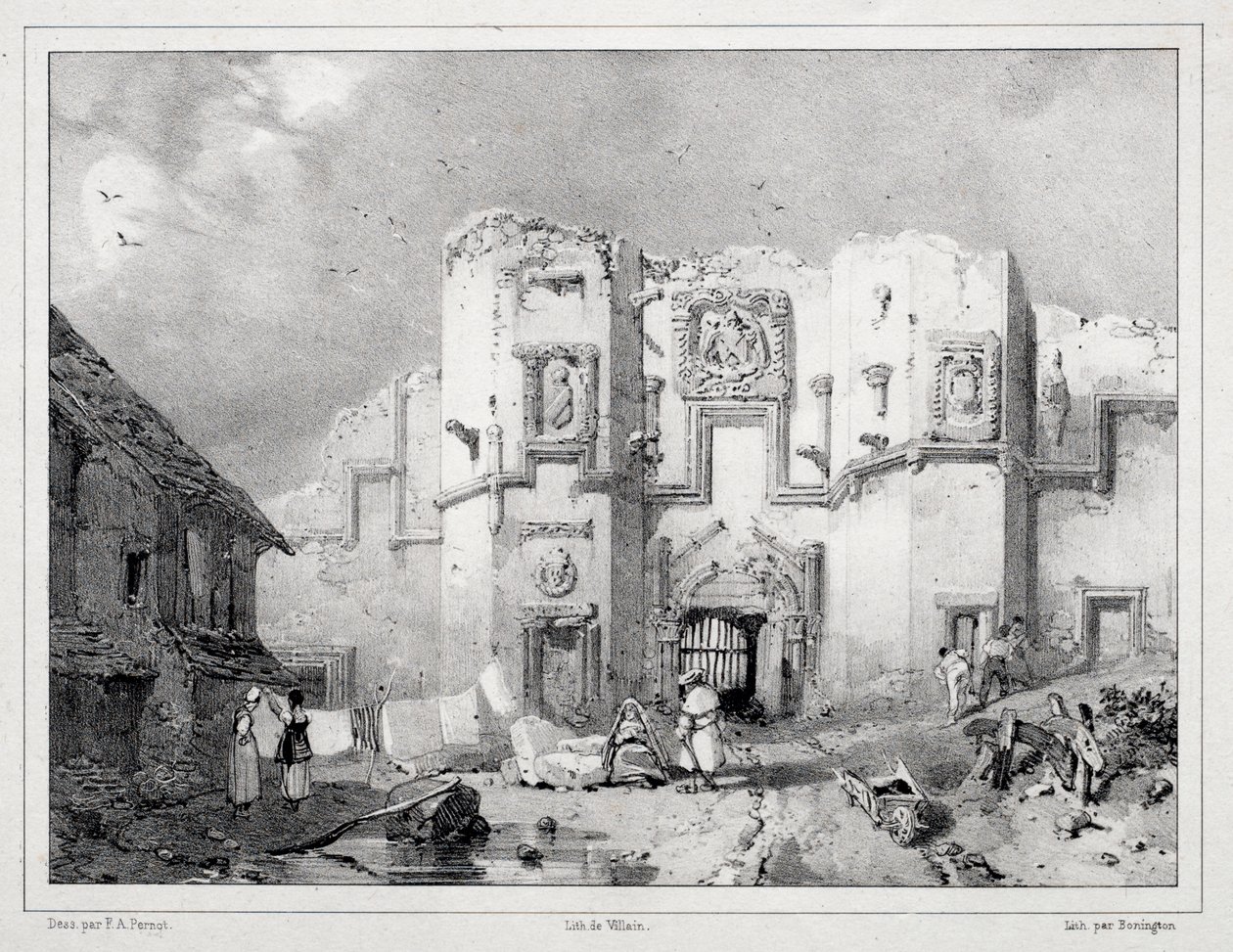 Altes Tor in Stirling von Richard Parkes Bonington