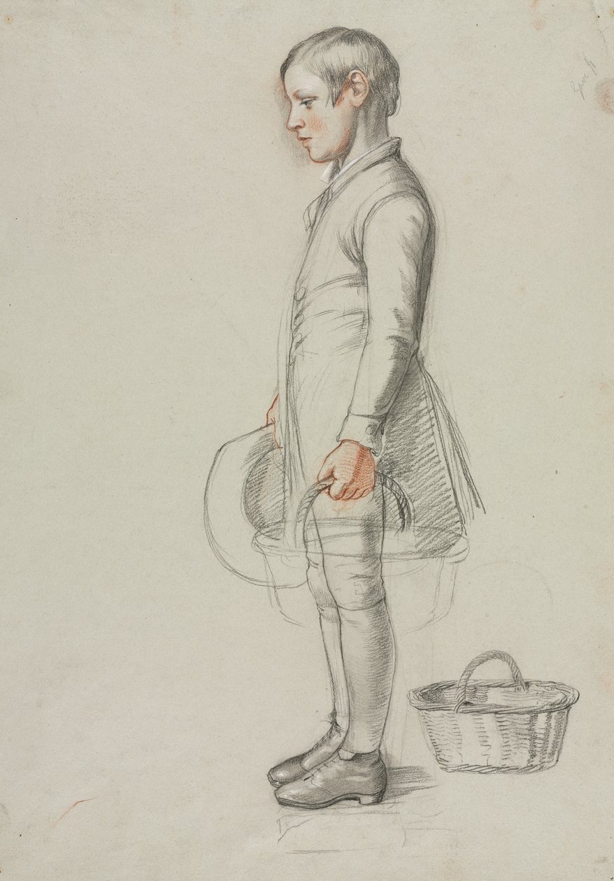 Studie für Country Cousins, ca. 1847-1848 von Richard Redgrave