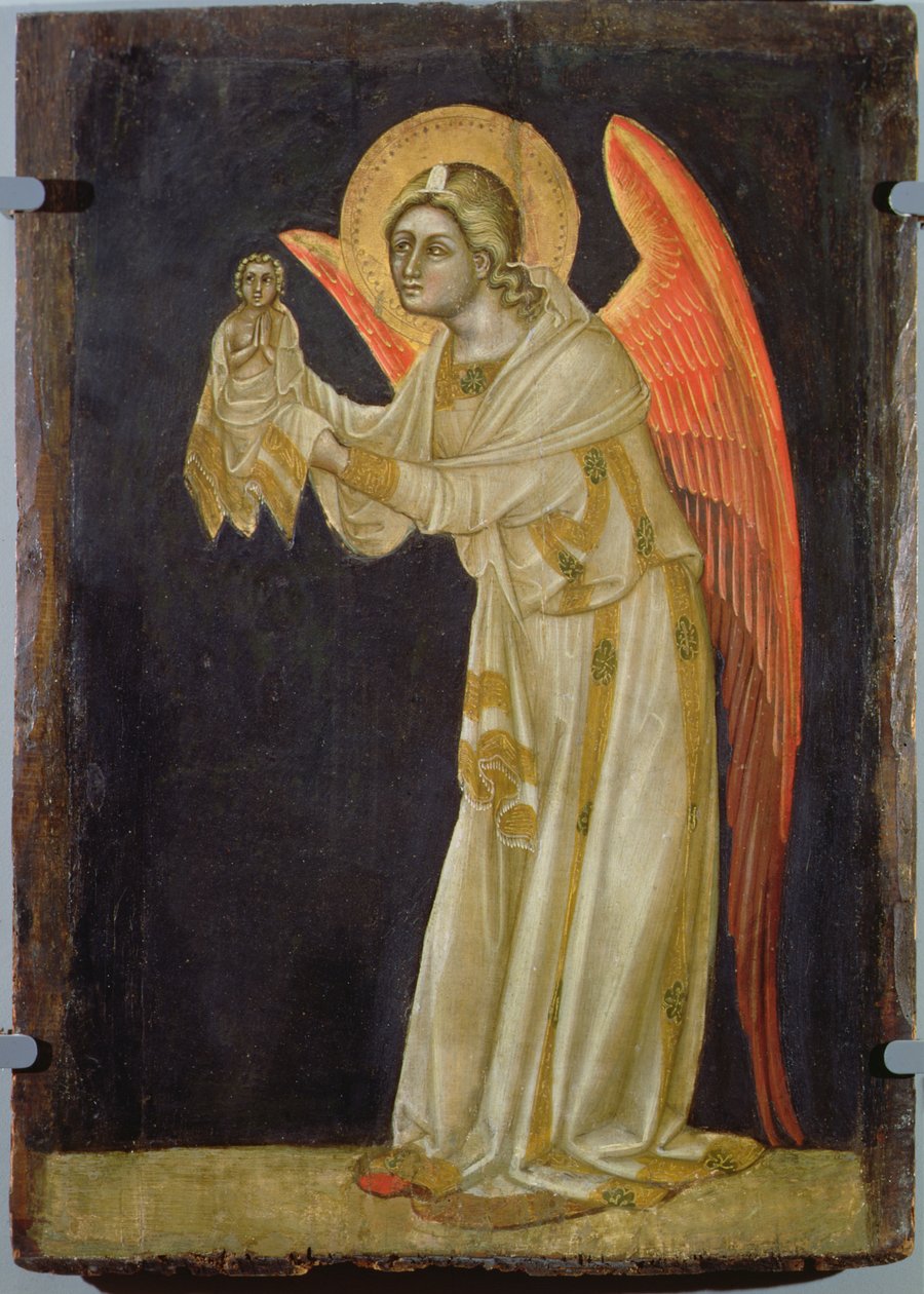 Engel präsentiert eine Seele, ca. 1348-54 von Ridolfo di Arpo Guariento