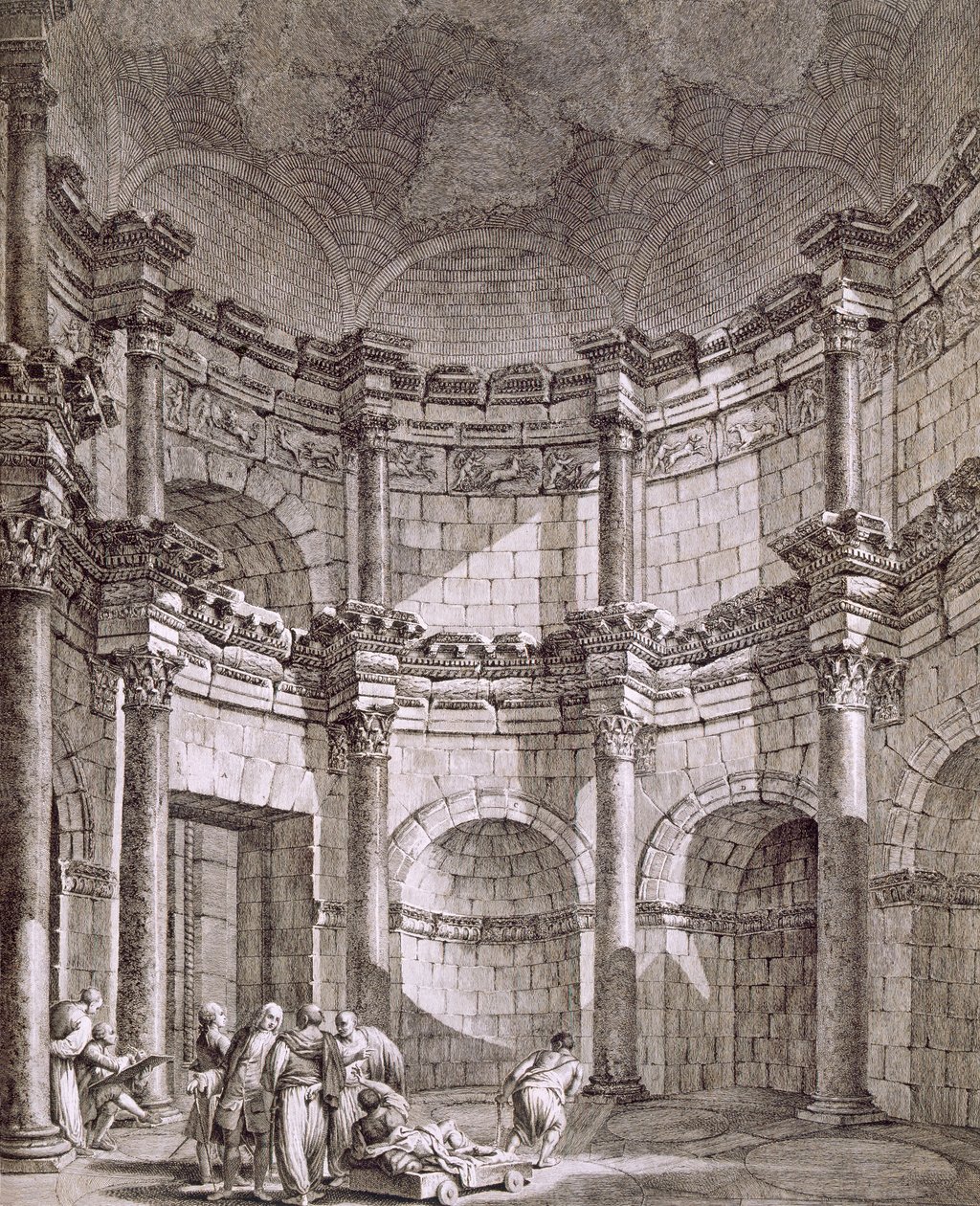 Der Tempel des Jupiter, aus 