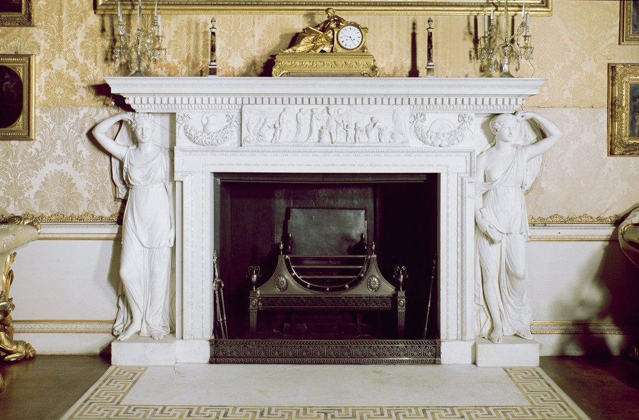 Der Kamin im Staatszimmer von Robert Adam