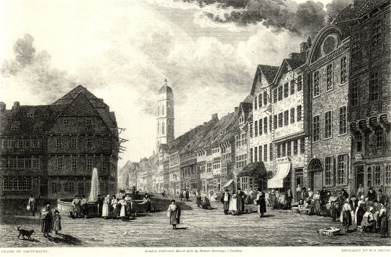 Göttingen Markt Weender Straße von Robert Batty