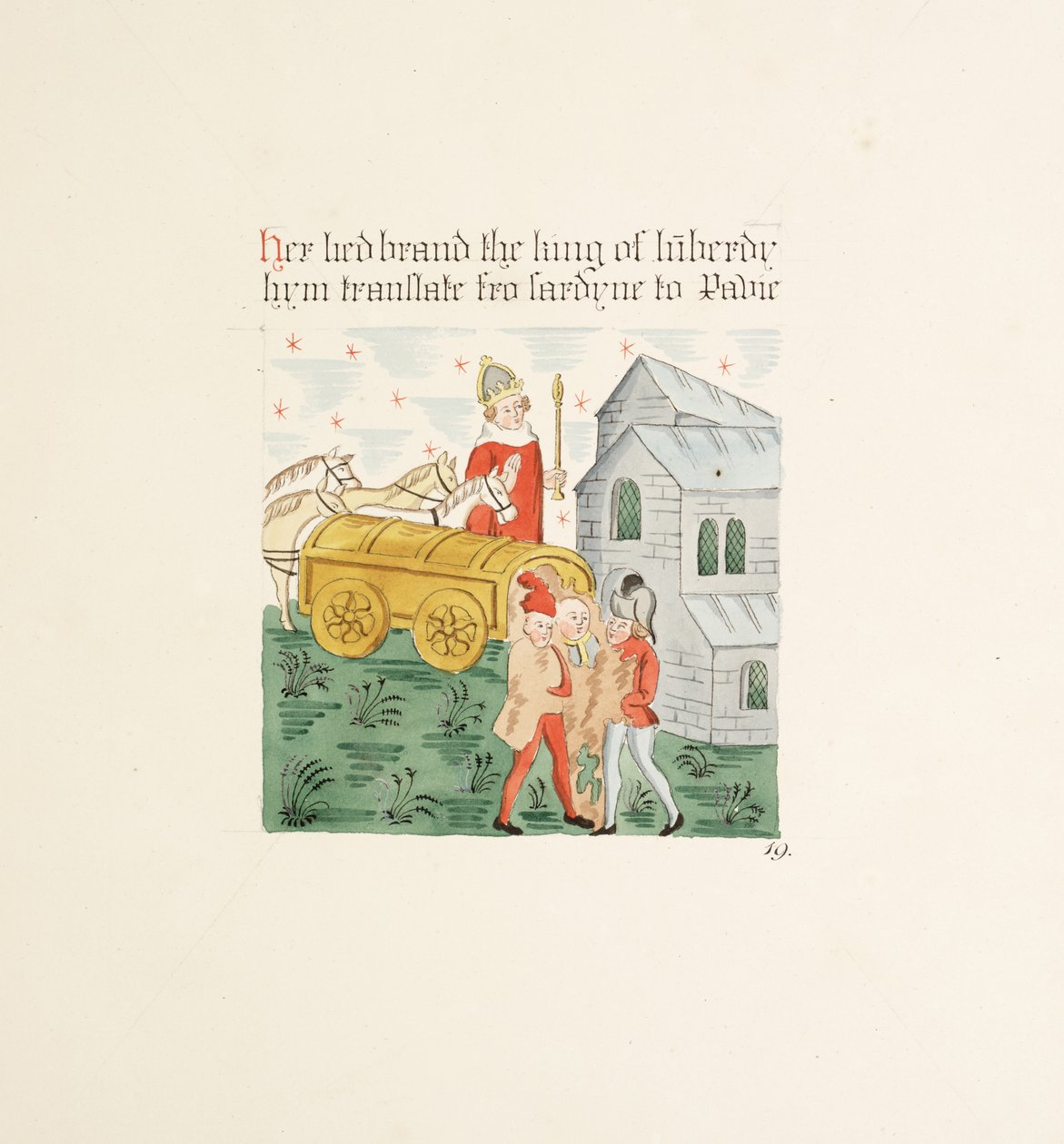 Ms. New Coll 380, f28r. Die Altertümer der Kathedrale St. Mary, Carlisle, gezeichnet von Robert Carlile, 1795 von Robert Carlile