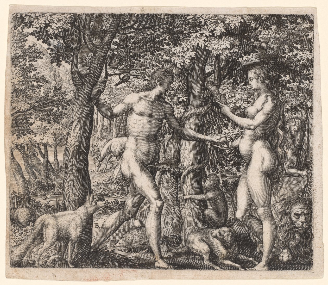 Adam und Eva von Robert Boissard