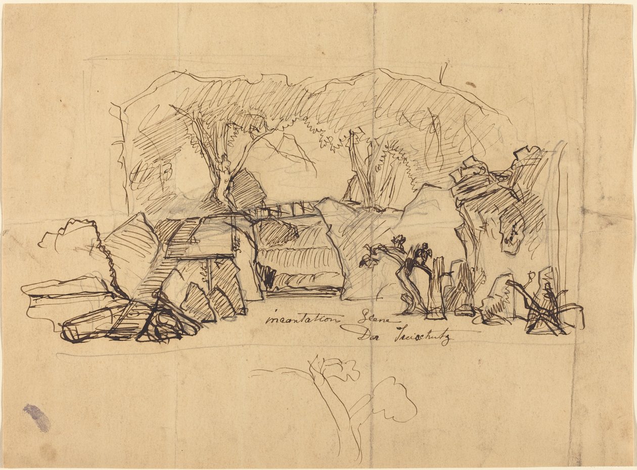 Beschwörungsszene aus "Der Freischütz" von Robert Caney