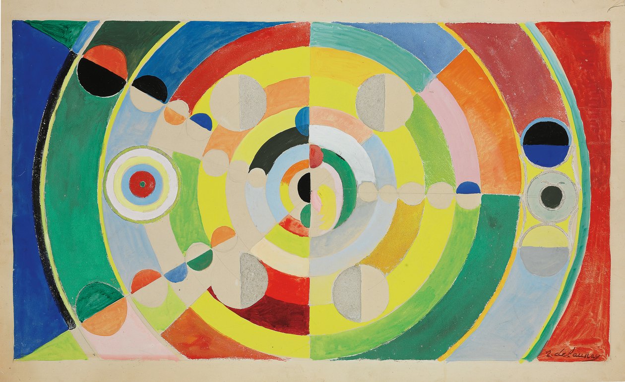 Relief-Scheiben von Robert Delaunay