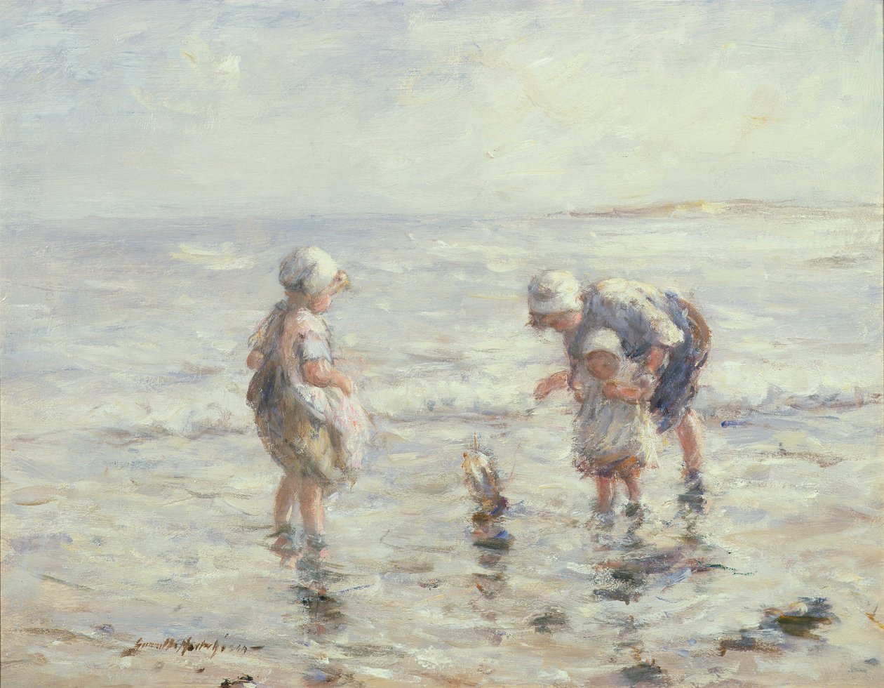 Segeln mit dem Boot von Robert Gemmell Hutchison