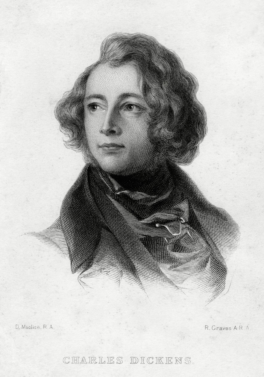 Charles Dickens, englischer Autor, um 1870er Jahre von Robert Graves
