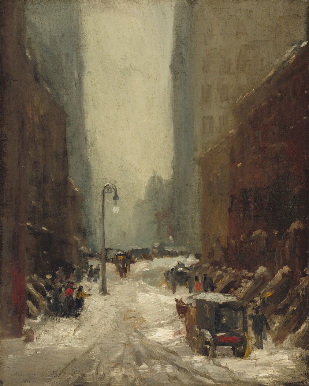 Schnee in New York, 1902 von Robert Henri