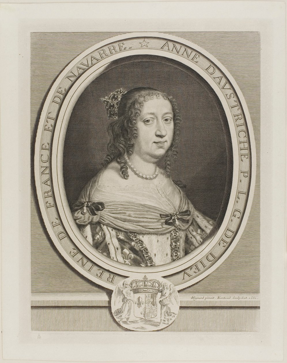 Anna von Österreich, Königin von Frankreich von Robert Nanteuil