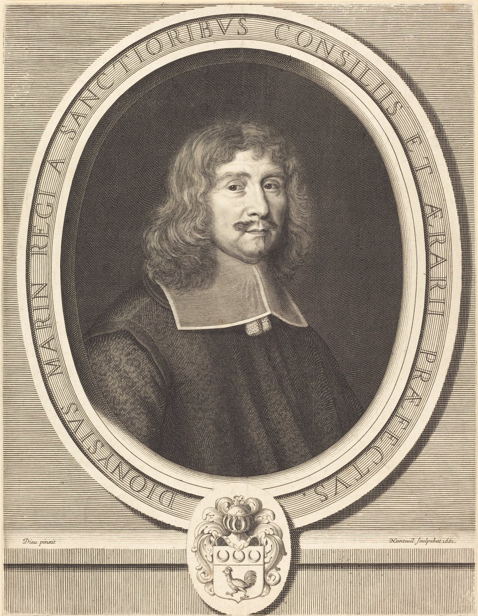 Denis Marin von Robert Nanteuil after Jean de Dieu