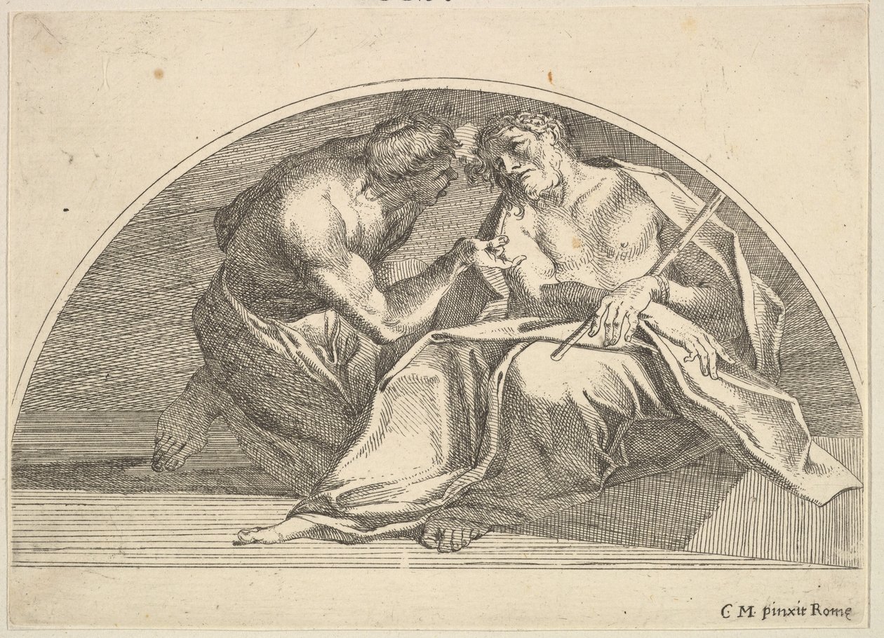 Verspottung Christi, 1680-1743 von Robert van Audenaerde