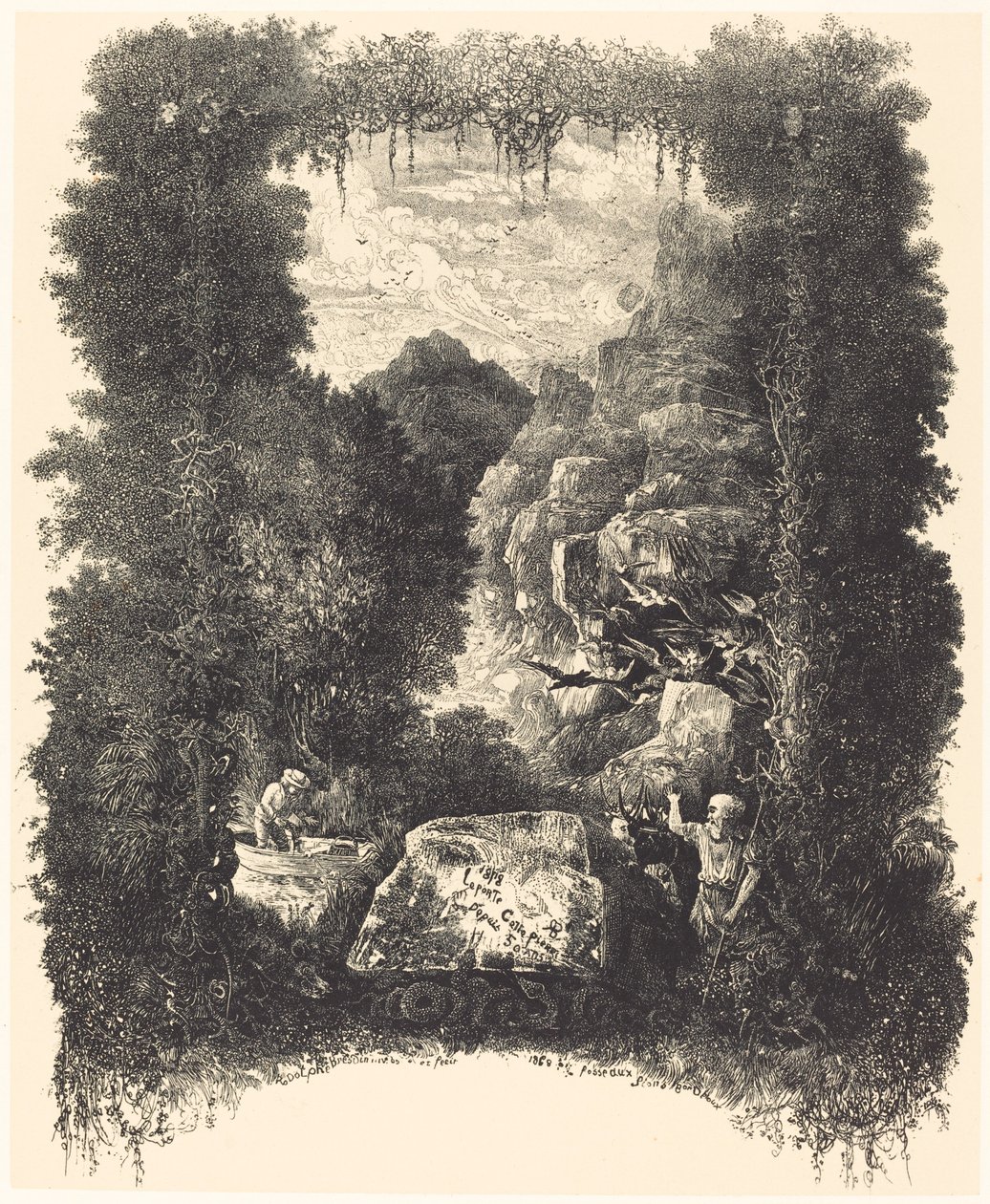 Frontispiz von Rodolphe Bresdin