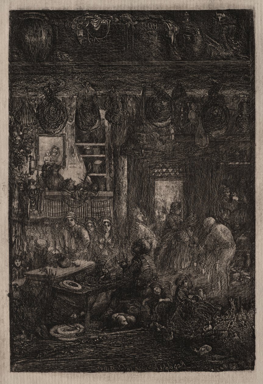 Moldawisches Interieur von Rodolphe Bresdin