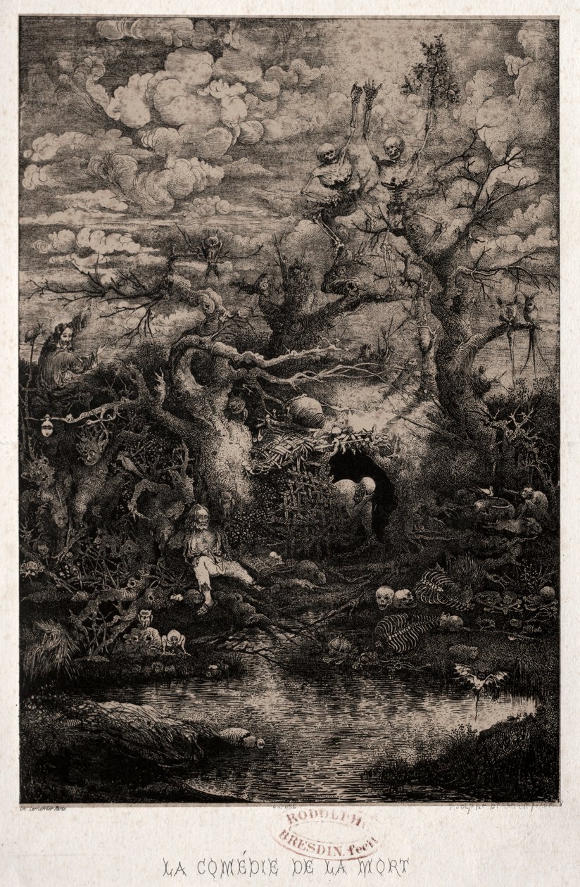 Die Komödie des Todes von Rodolphe Bresdin