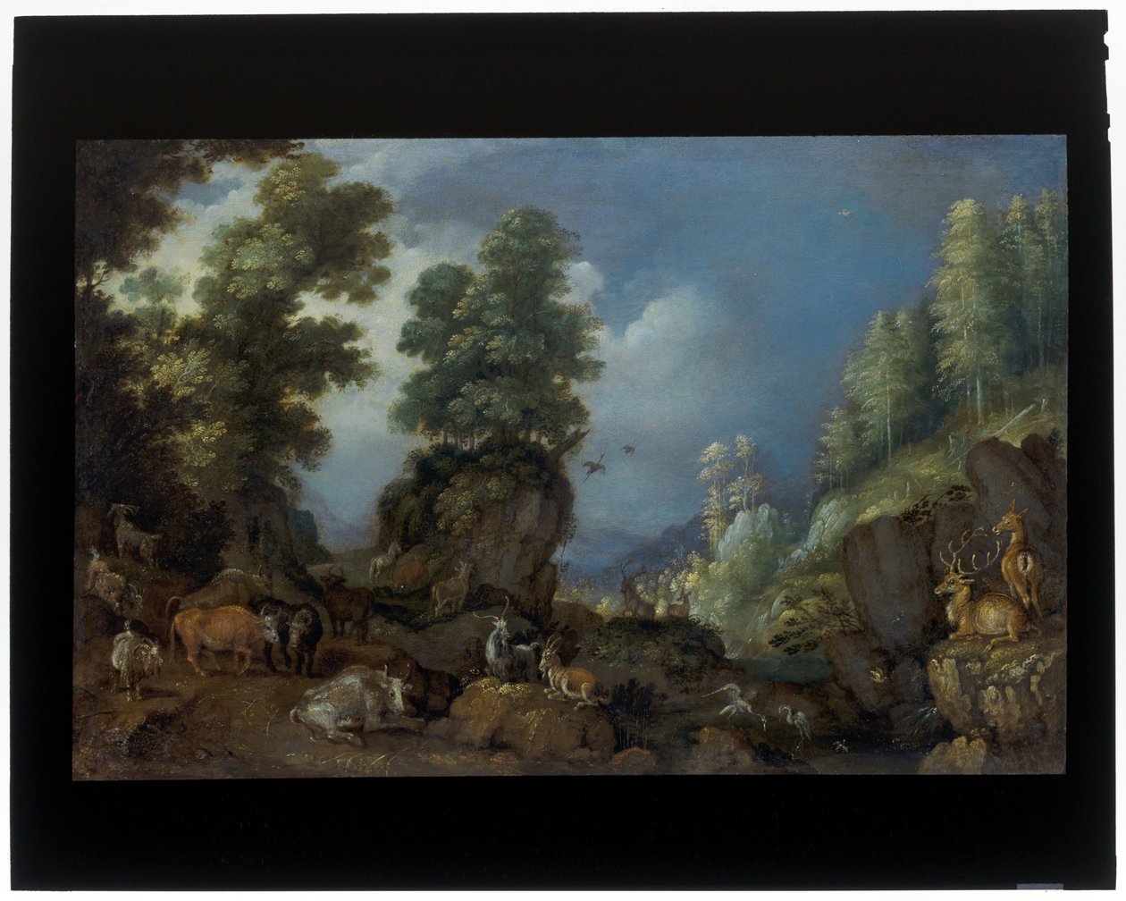 Felsige Landschaft mit Tieren von Roelandt Jacobsz. Savery