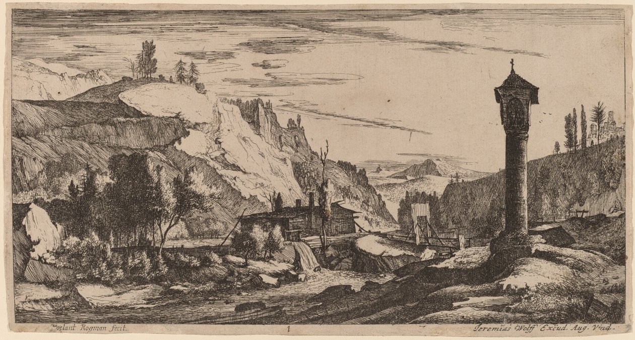 Die Säule: pl.1 von Roelant Roghman and Melchior Küsel