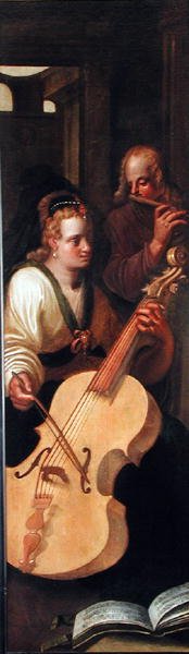 Cellist, 1609 von Roelof van Zyll