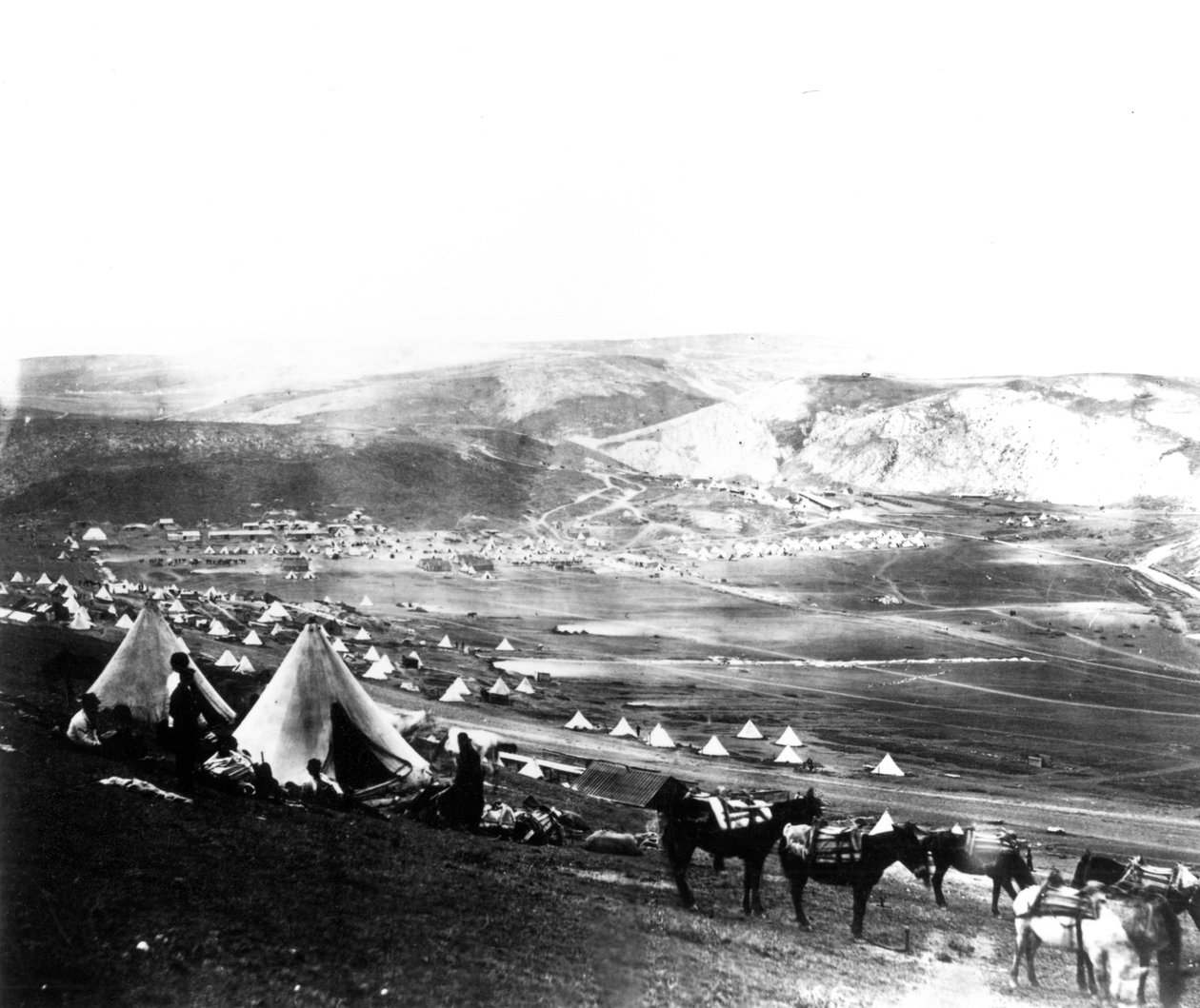 Alliiertes Lager, Krim, ca. 1855 von Roger Fenton