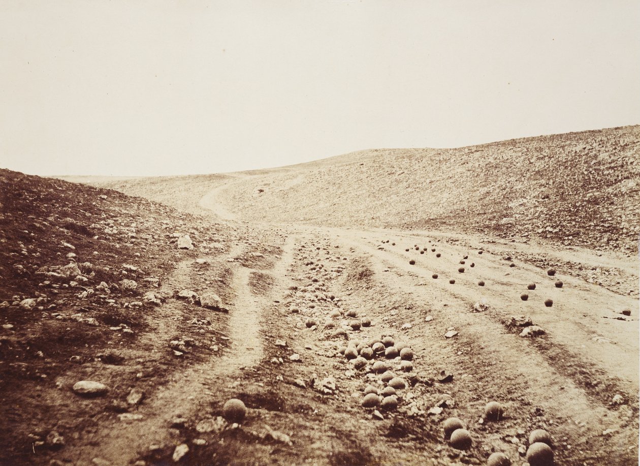 Das Tal des Todesschattens von Roger Fenton