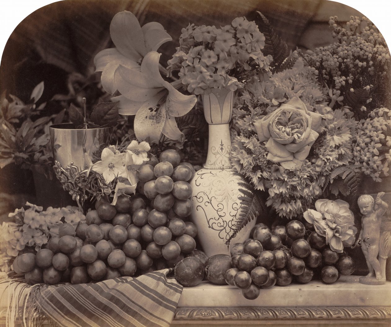 Obst und Blumen von Roger Fenton