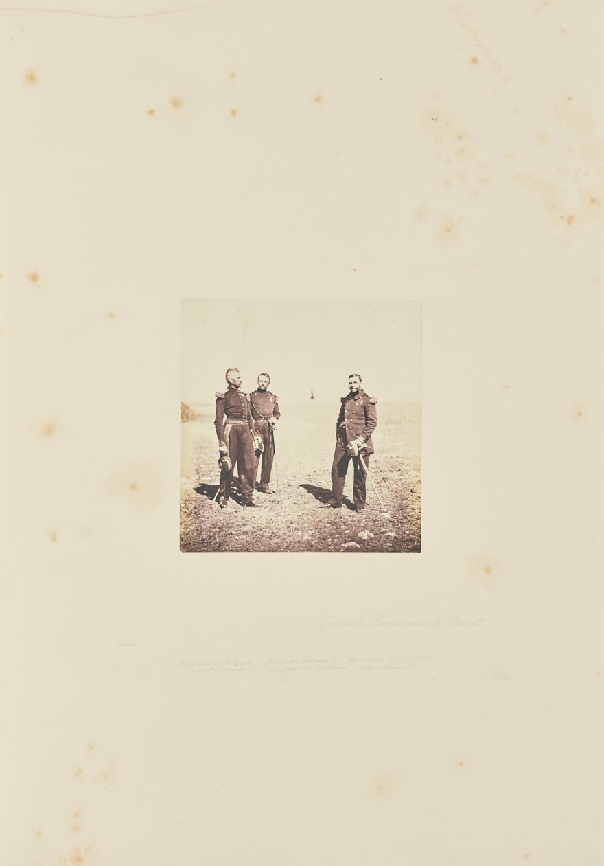 General Labousiniere und General Bevret von Roger Fenton