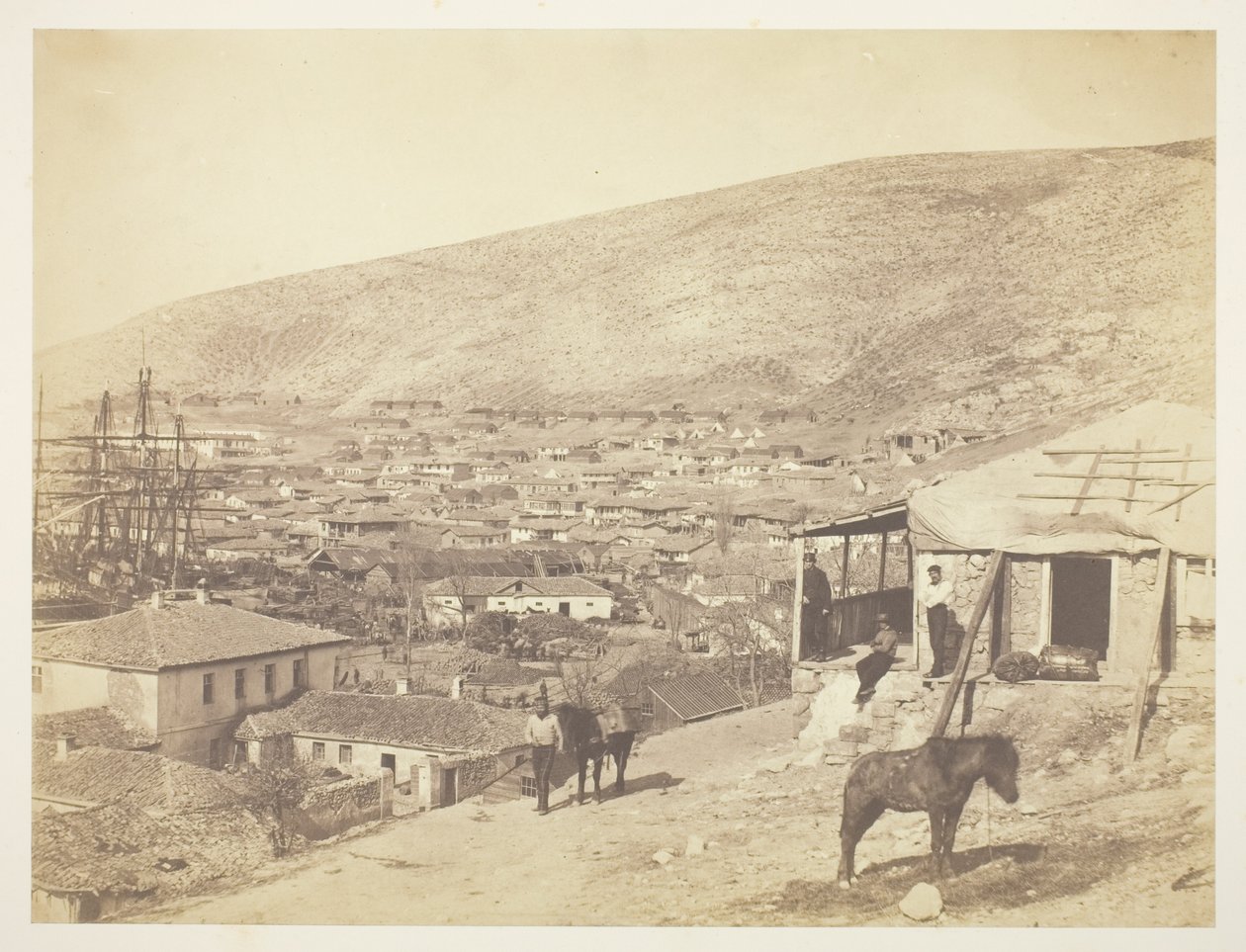 Die Stadt Balaklawa von Roger Fenton