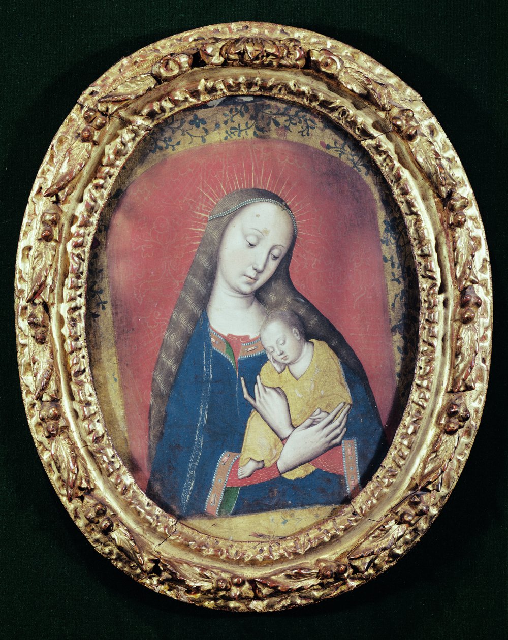 Jungfrau und Kind schlafend von Rogier van der Weyden