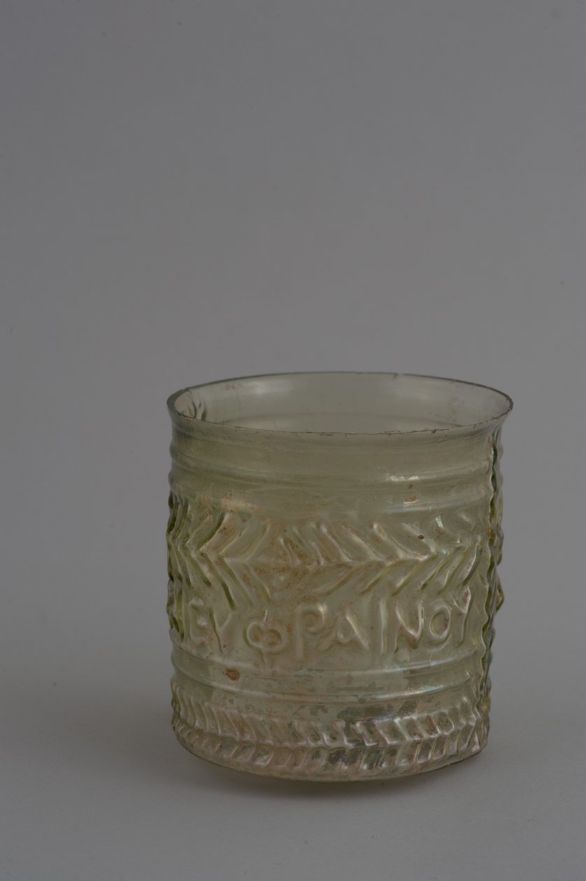 Zylindrisches Glas von Roman