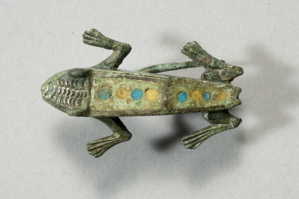 Fibel eines Frosches, römisch-keltisch, 3.-4. Jahrhundert n. Chr. von Roman