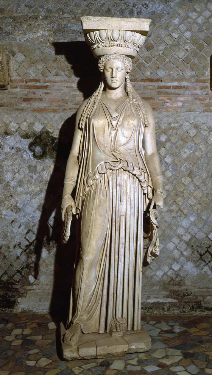 Kore, Kopie einer Karyatide aus dem Erechtheion in Athen von Roman