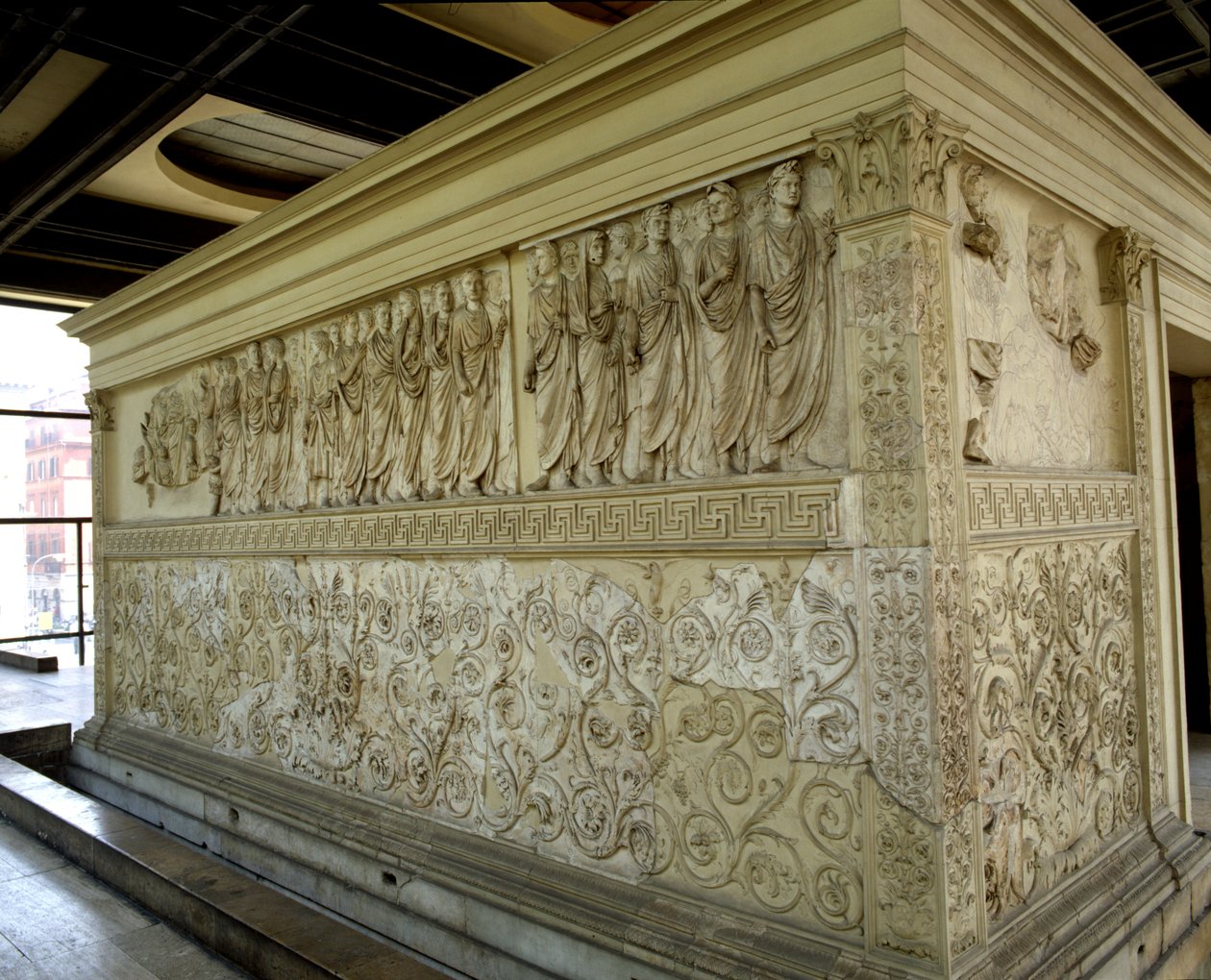 Prozession, Nordwand der Ara Pacis von Roman