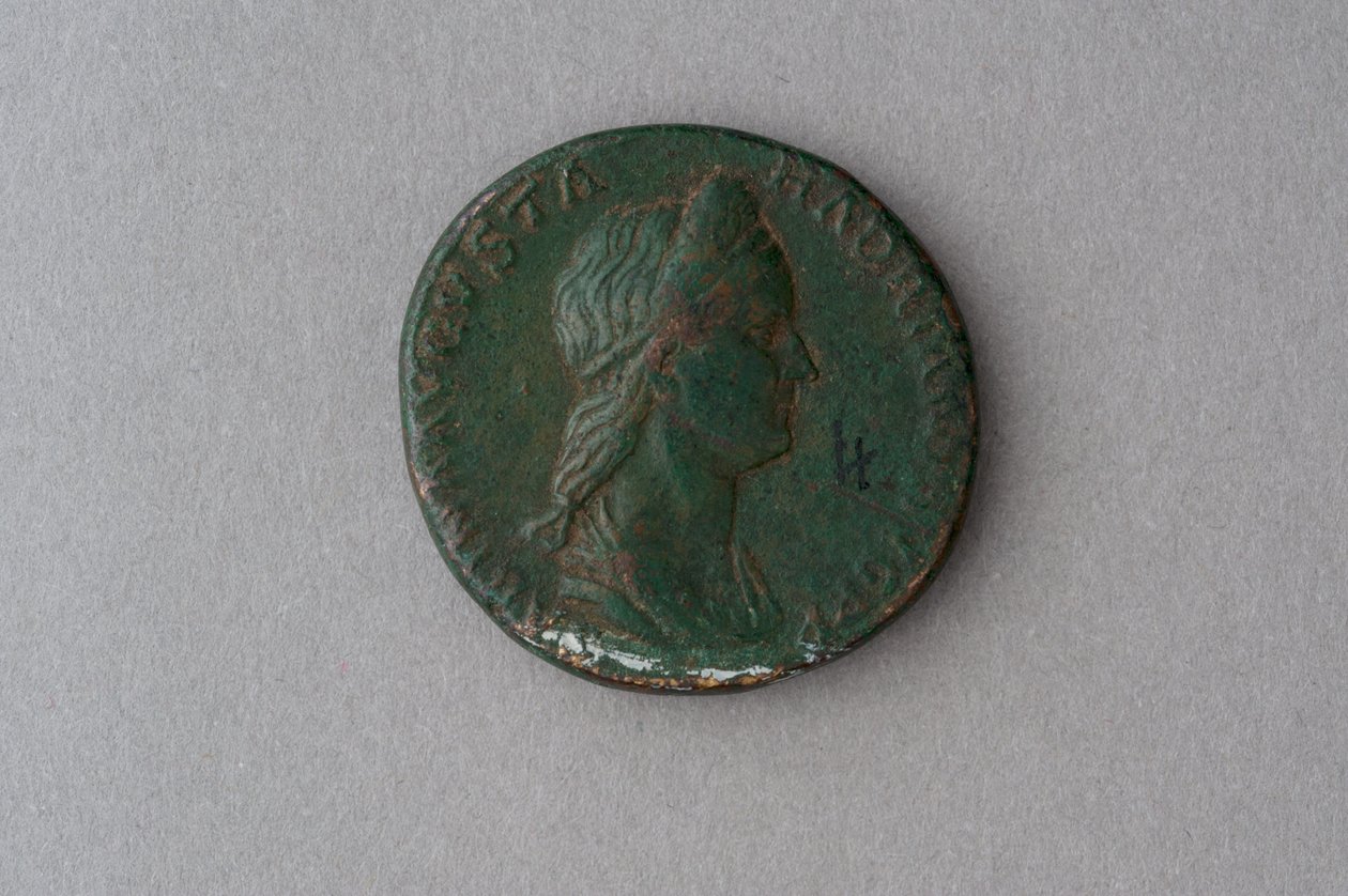 Sesterz von Vibia Sabina von Roman