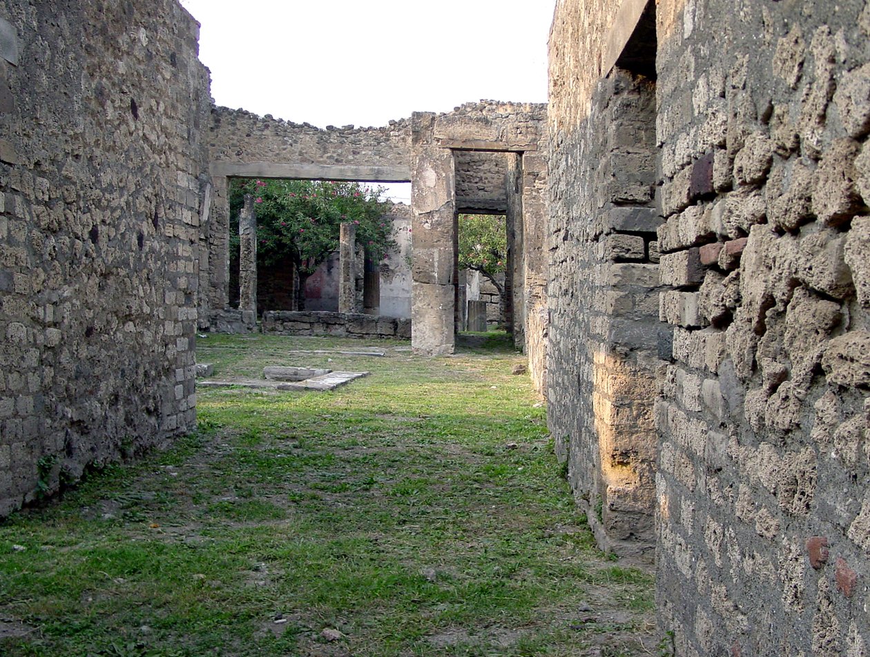 Ansicht eines Atriums von Roman