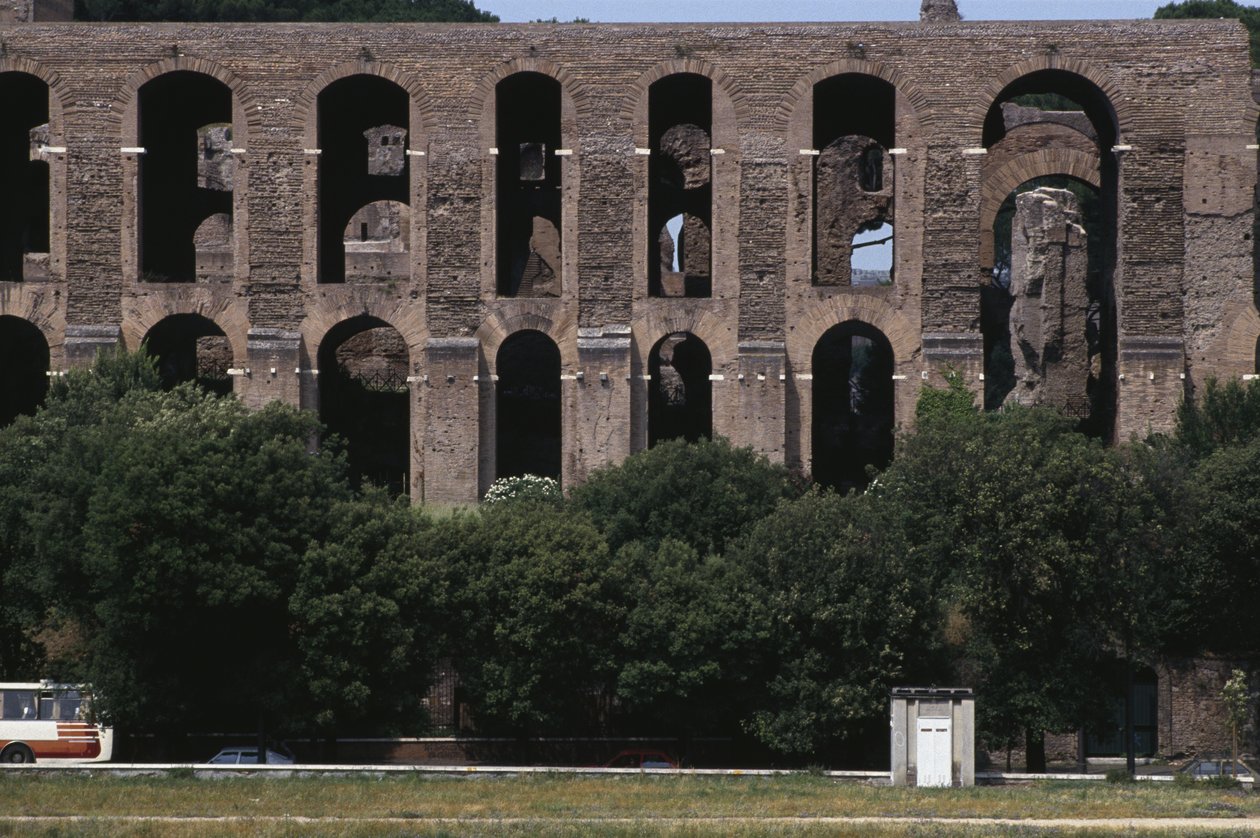 Ansicht des Palatin vom Circus Maximus von Roman
