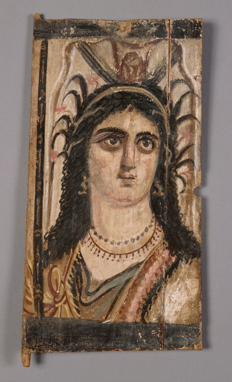 Tafel mit gemaltem Bild der Isis, 180-200 n. Chr. von Roman Period Egyptian