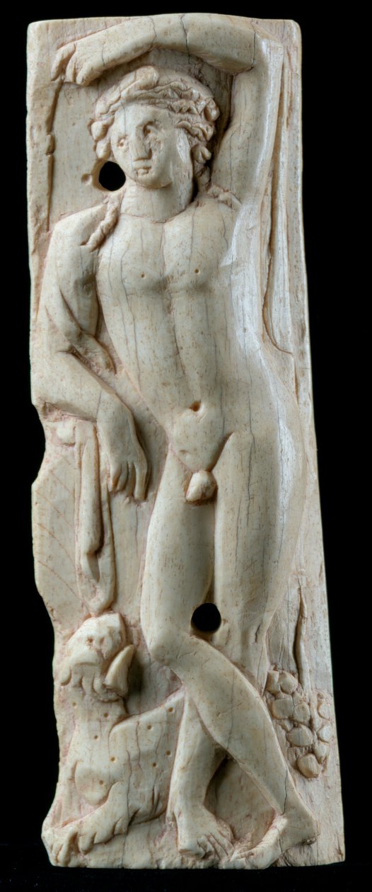 Plakette, die Dionysos darstellt, aus Ägypten von Roman Period Egyptian