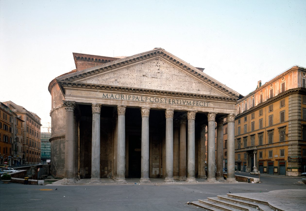 Außenansicht des Pantheon (Fotografie) von Roman