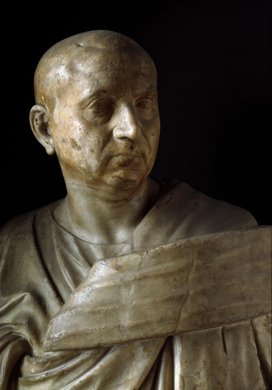 Büste von Scipio dem Afrikaner (Marmorskulptur) von Roman Roman