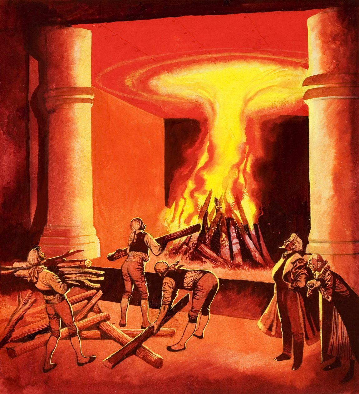 Loderndes Feuer von Ron Embleton