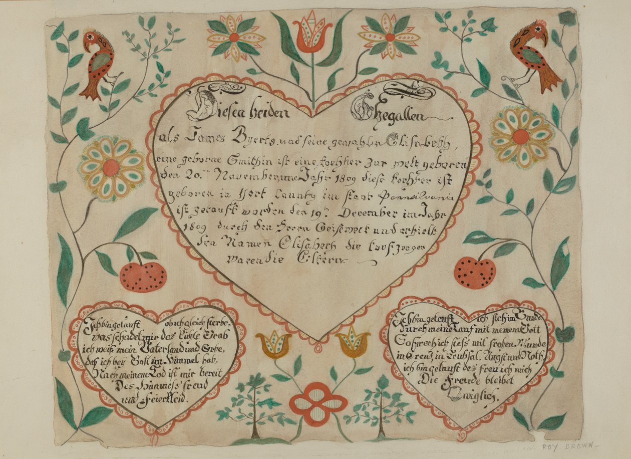 Fraktur von Roy S. Brown