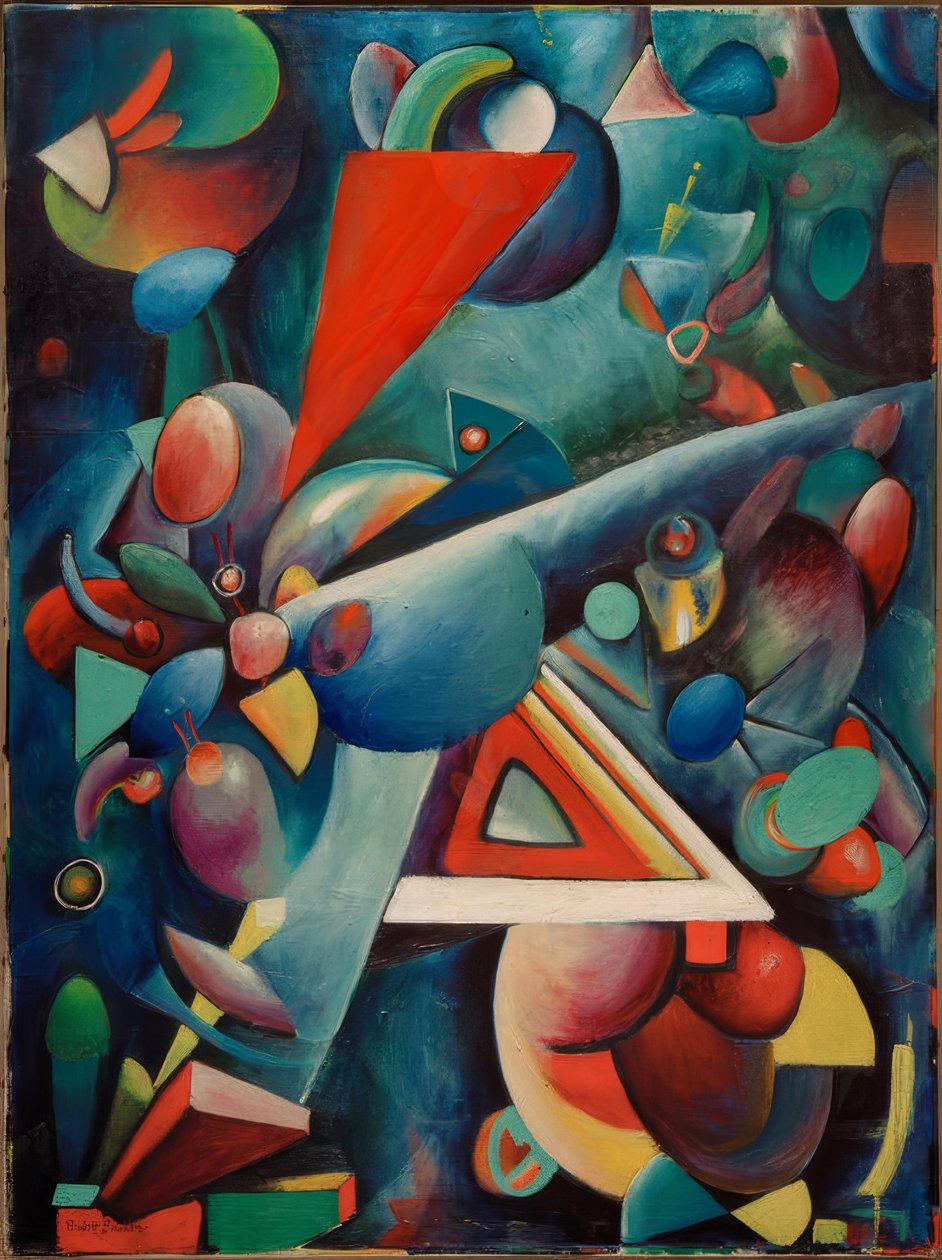 Komposition XIV von Rudolf Bauer