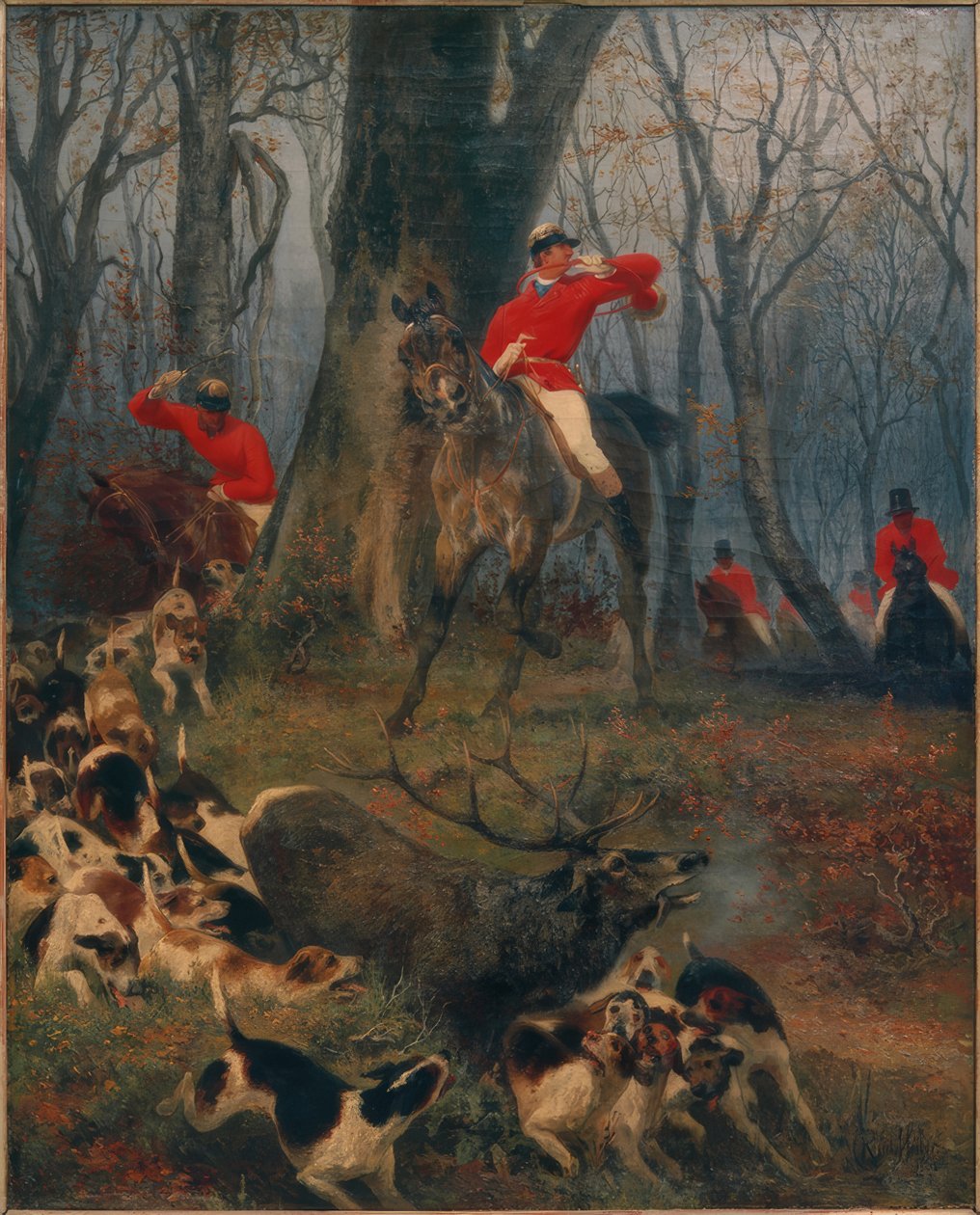 Parforcejagd von Rudolf Carl Huber