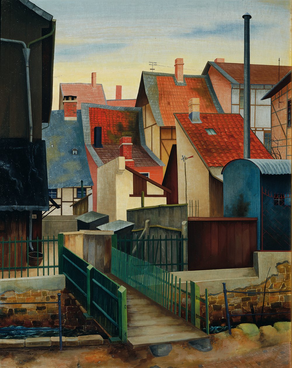 An der Abzucht (in Goslar) von Rudolf Wacker