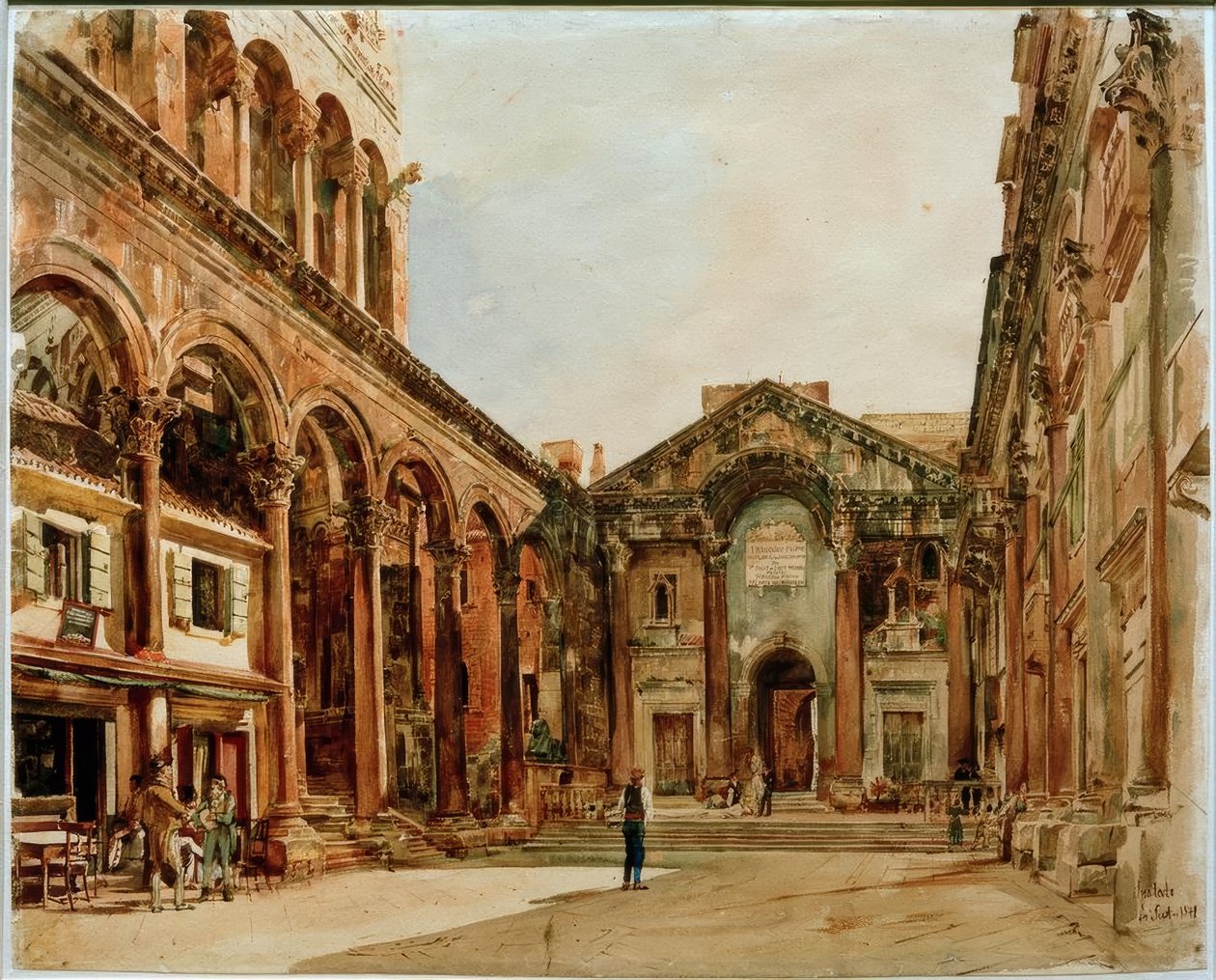 Diokletianpalast von Rudolf von Alt