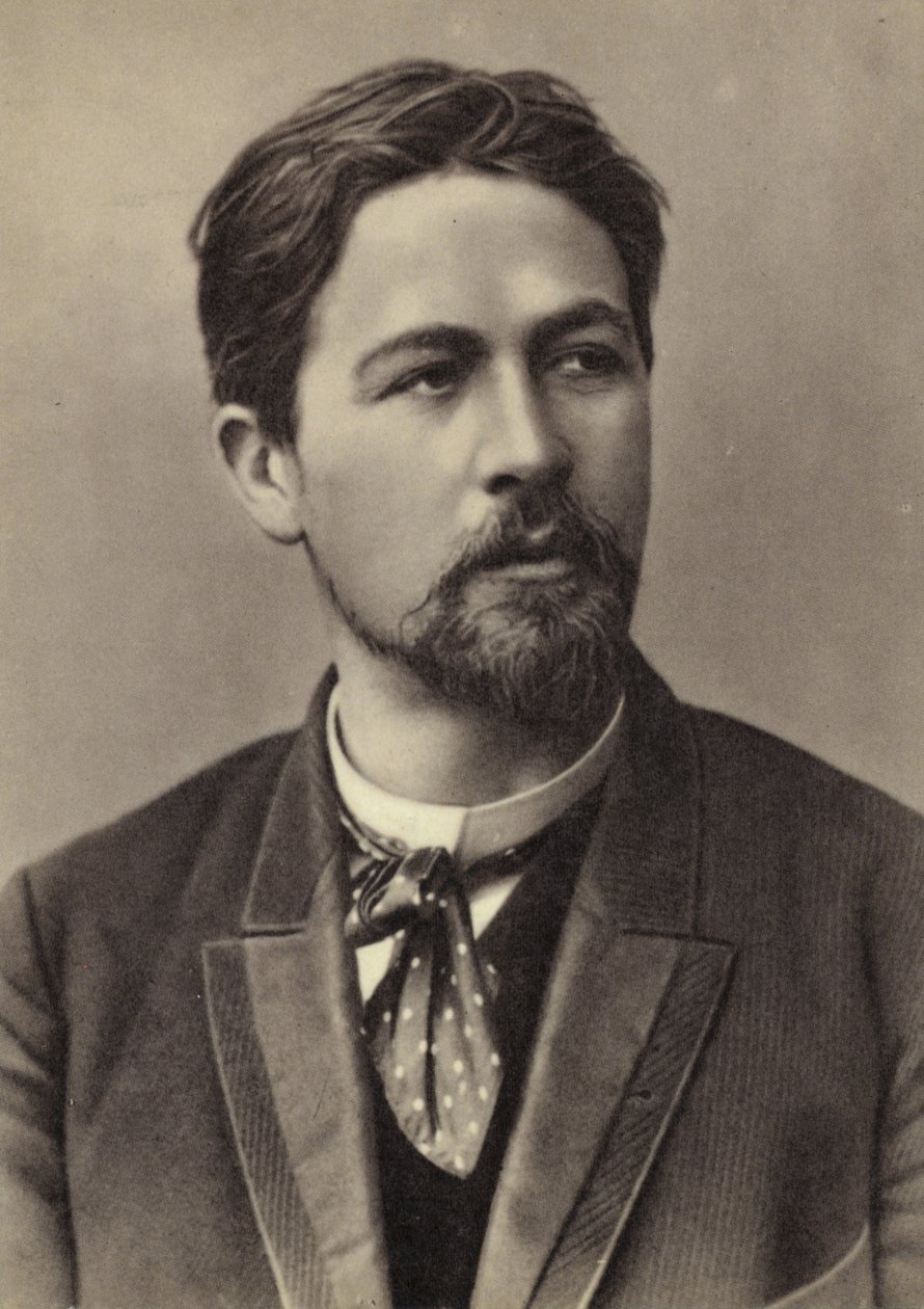 Anton Tschechow (1860-1904), russischer Dramatiker und Kurzgeschichtenschreiber, 1893 von Russian Photographer