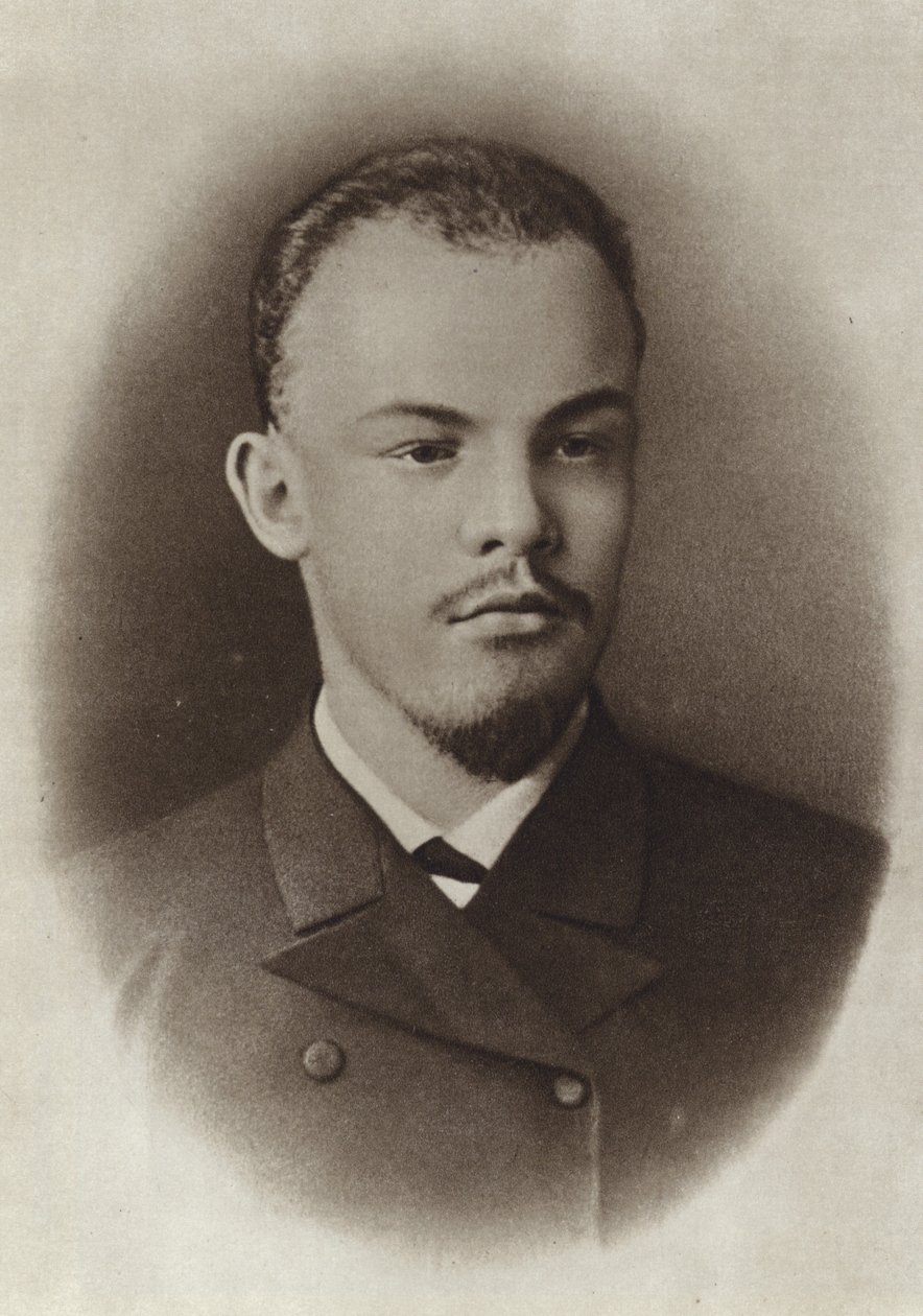 Lenin als Universitätsstudent, Samara, 1890 von Russian Photographer