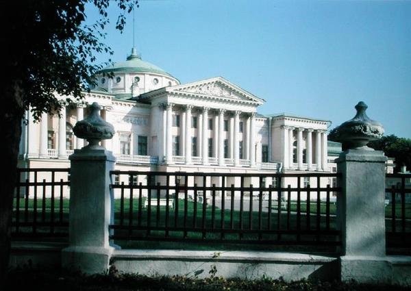 Der Sheremetyev-Palast in Ostankino, erbaut in den 1770er Jahren von Russian School