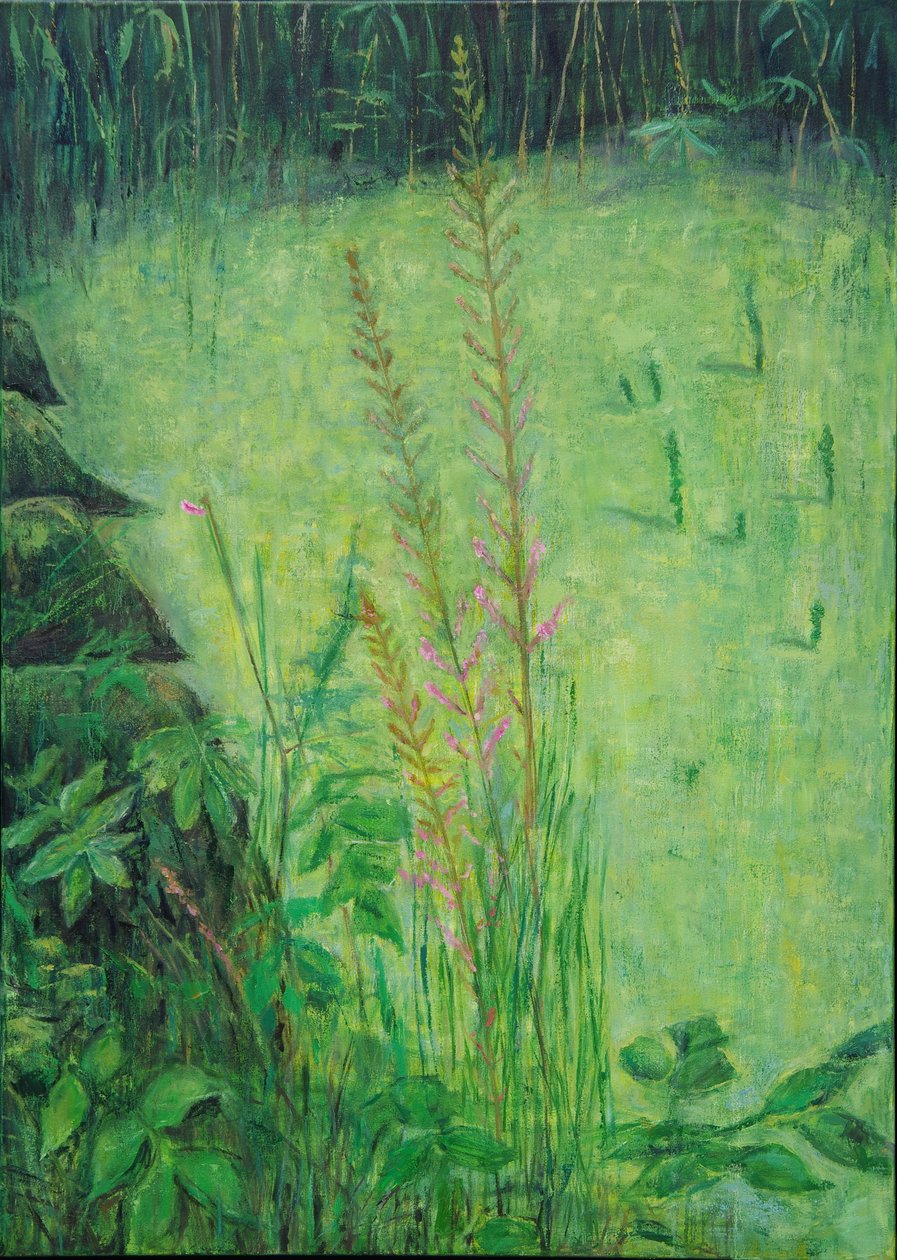 Studie in Grün (Teich) von Ruth Addinall
