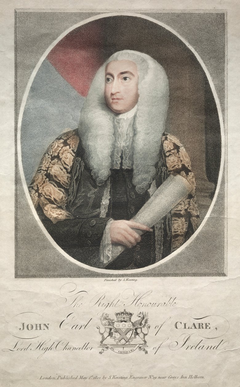 John Fitzgibbon, Earl of Clare, 1801 von S. Kersting